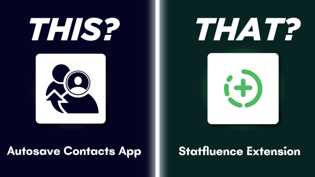 Autosave vs Statfluence