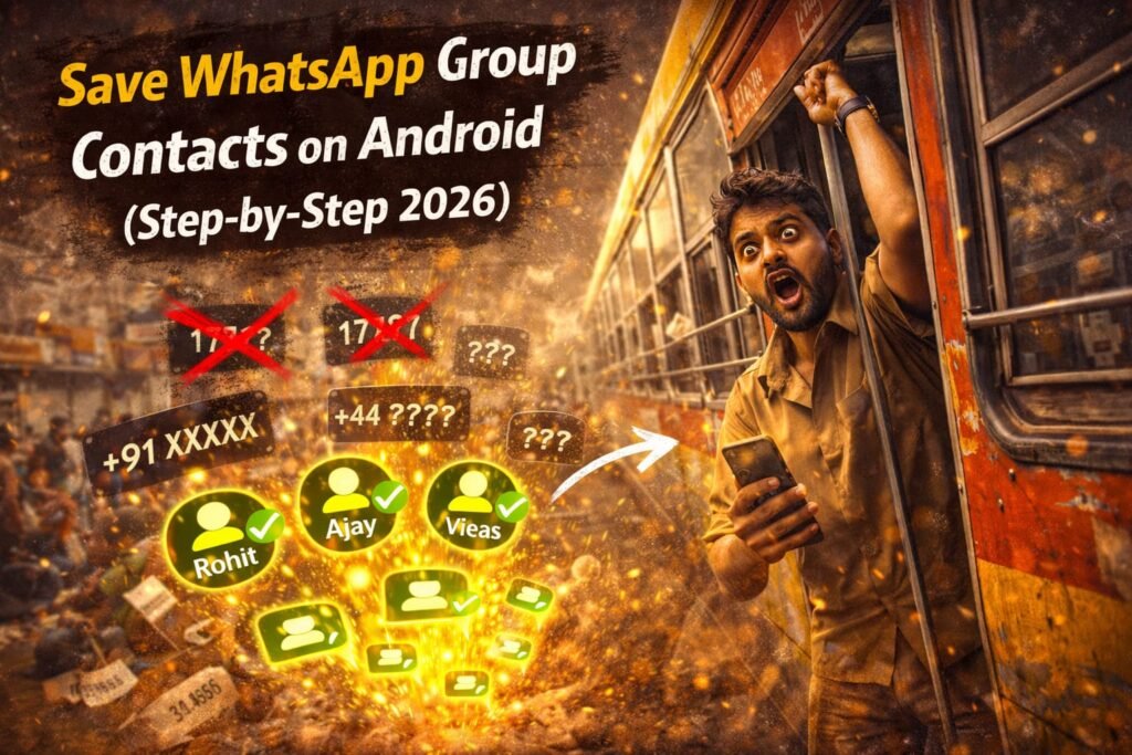 Best Way to Save WhatsApp Group Contacts Automatically (Latest Method)
