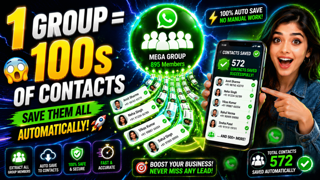 WhatsApp Group Contact Automation