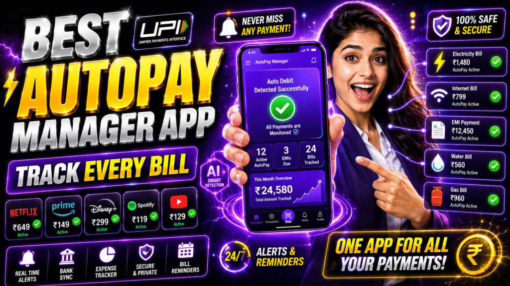 Track EMI Due Dates & Auto Debit Payments Easily with AutoPay Manager Pro