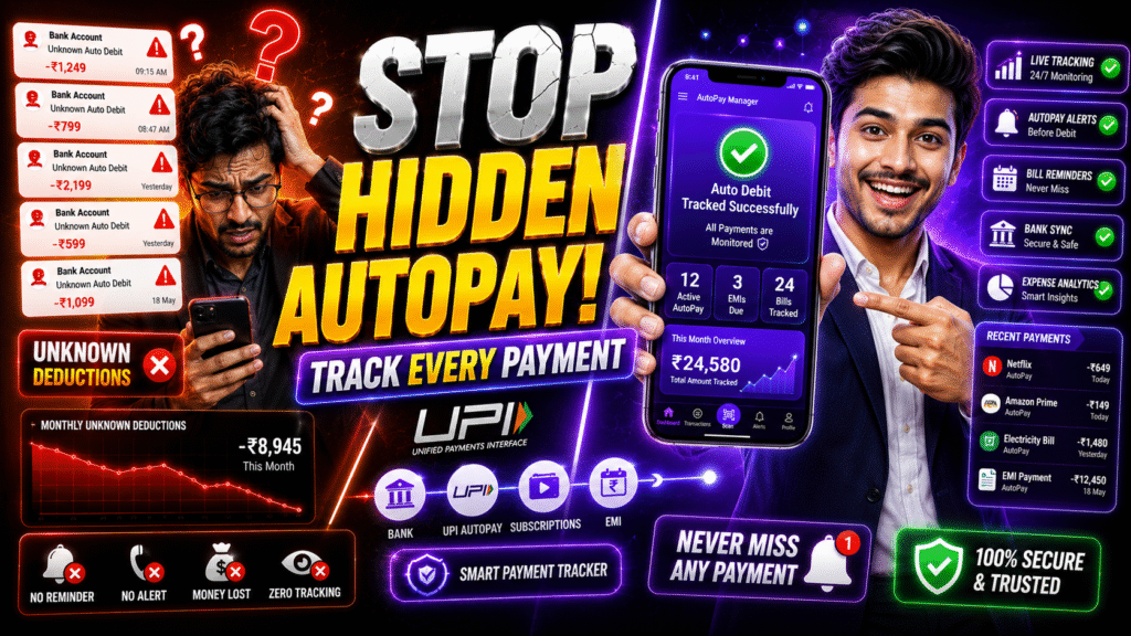 UPI AutoPay Tracker & Bill Reminder App