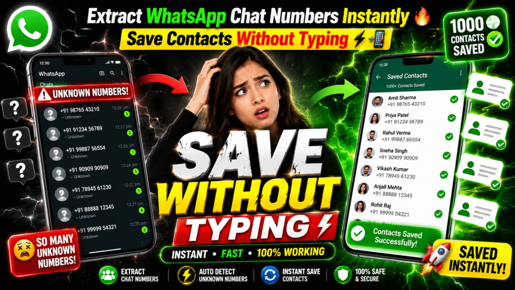 One Tap Contact Saving